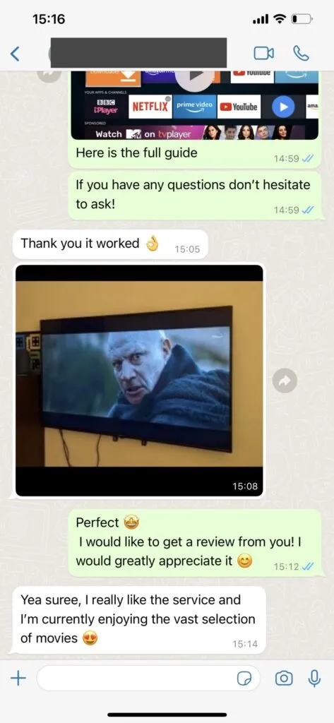 Puntomira WhatsApp Customer Support Chat Screenshot 1