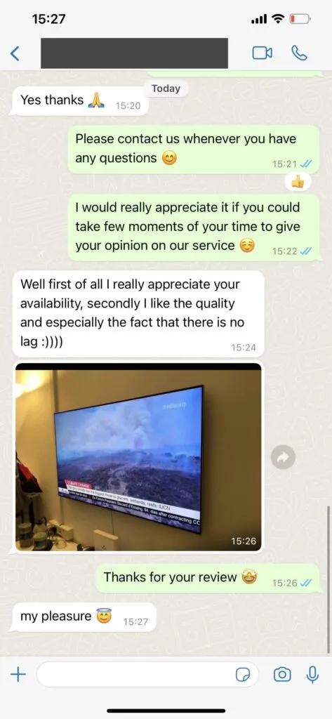 Puntomira WhatsApp Customer Support Chat Screenshot 2