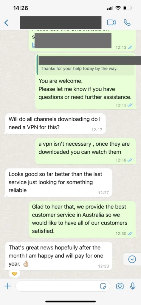 Puntomira WhatsApp Customer Support Chat Screenshot 3